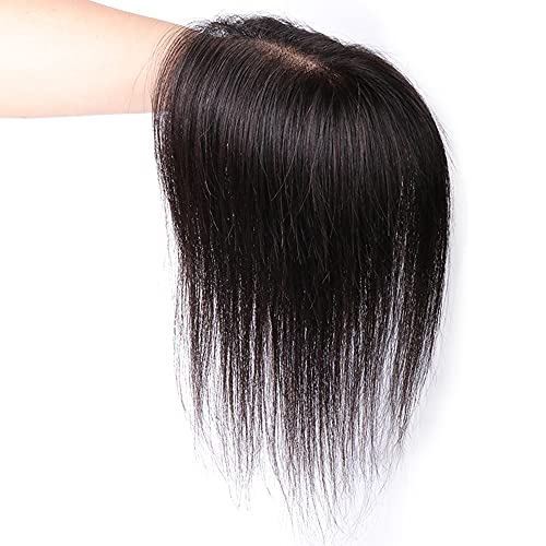 Maery Mono işlenmemiş insan saçı Toppers Taç Topper saç ekleme Klip Postiş Değiştirme, 5x5. 5 El Bağladılar Mono Taban Saç