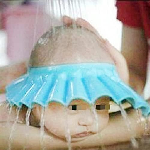 teerwere bebek Duş Başlığı Banyo Kap Ayarlanabilir Yumuşak Bebek Çocuk Şampuan Duş Başlığı Çocuk Kafa Bebek Duş Başlığı Çocuk