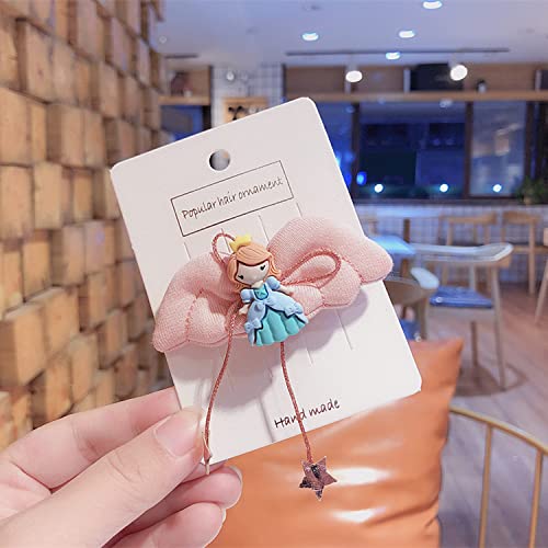 Koreli çocuk Sevimli Karikatür Saç Aksesuarları Yaratıcı Güzel Renkli Melek Ördek Gagası Klip Tatlı Kız Prenses Aksesuarları