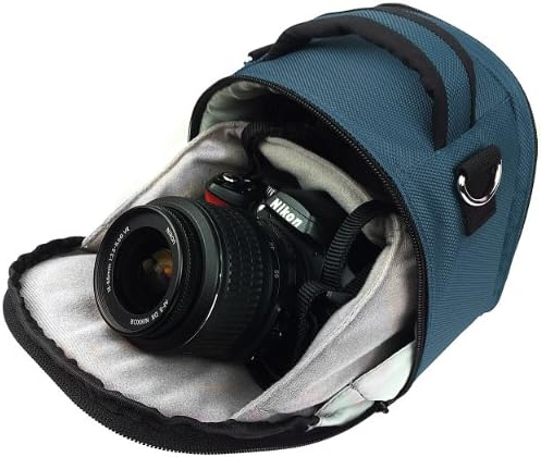 VanGoddy Defne Lacivert Canon VİXA Serisi Kameralar için Taşıma Çantası Çantası