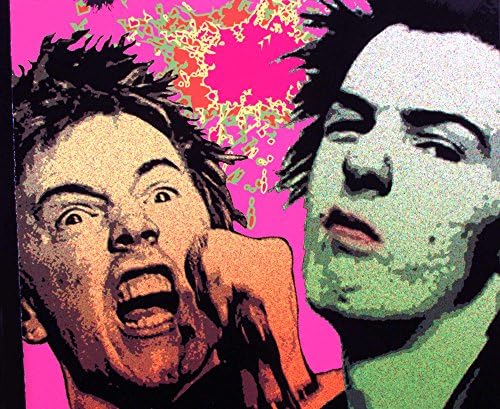 Sex Pistols 1978 Amerikan Turu Yeni Oluşturulan Sanat Baskısı Orijinal Sanatçının Baskısı İmzalı David Byrd