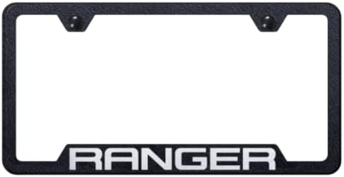 Au-Tomotive Altın A. Ş. Ford Ranger Lazer Kazınmış Sağlam Siyah Cut Out Plaka Çerçevesi ile uyumlu