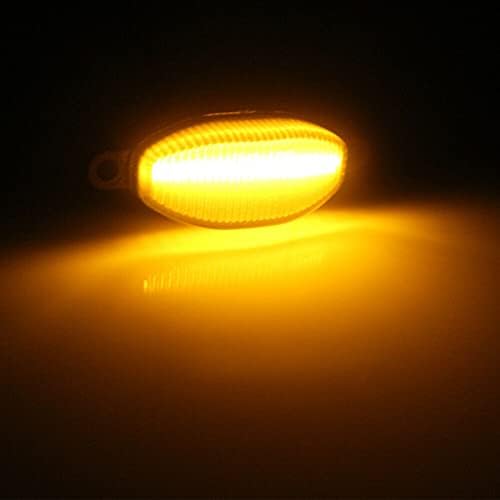 YOUTOOCAR 3 pcs ızgara ışıkları için araba Amber kabuk ile amber ışık otomatik ön ızgara ışık