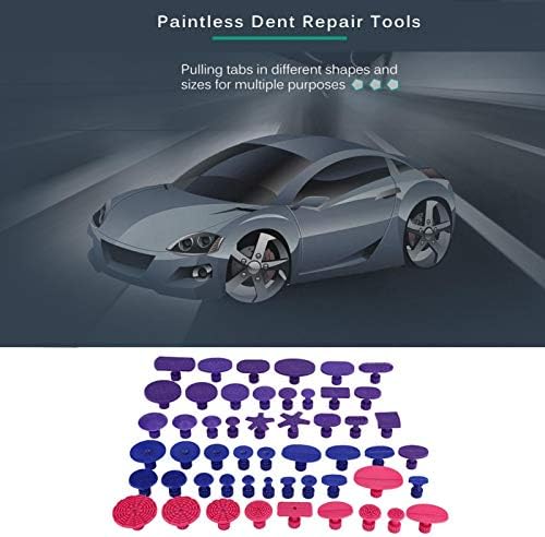 52 Pcs Araba Vücut Dent Sökücü Sekmeleri Çekerek Araçları, Paintless Onarım Aracı Kiti, Hail Hasar Dent Sökücü Araçları, onarım