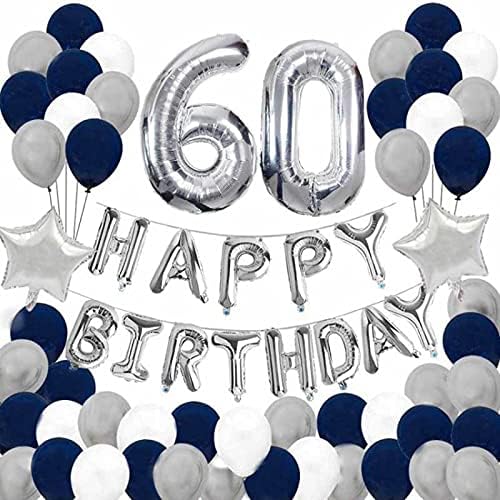 HelloCreate Doğum Günü Dekorasyon Doğum Günü Partisi Afiş Balonlar Doğum Günü Düğün Yıldönümü Partisi için Sayılar Yıldız ile