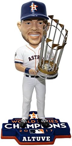 Sonsuza Dek Koleksiyon Jose Altuve Houston Astros 2017 Dünya Serisi Şampiyonları 8 Bobblehead