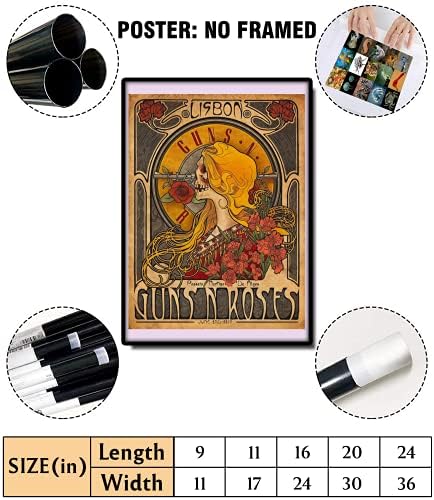 Trendler Uluslararası Guns N ' Roses Posteri-Tur Litografları ve belirli sanat eserlerini göster İmha Posteri-İştah imha posteri