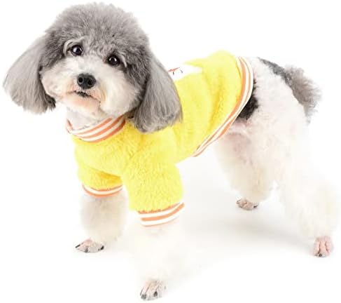 Zunea Küçük Köpek Kazak Ceket Kış Kazak Jumper Sıcak Polar Köpek Giysileri Balıkçı Yaka Pet Chihuahua Yorkie Ceket Sevimli