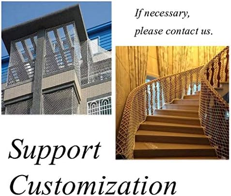 LYRFHW Merdiven güvenlik ağı,Açık Eğitim Geliştirme koruma Ağı Duvar Dekorasyon Güvenli Net Balkon Dekorasyon Halat Net Tırmanma