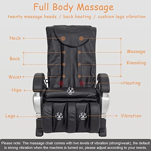 TEAMOR Ev sineması masaj koltuğu-3D tam Vücut Salonu Eğlence Recliner Koltuk ile kol dayama, Buit-ısıtma ve bacak masajı için