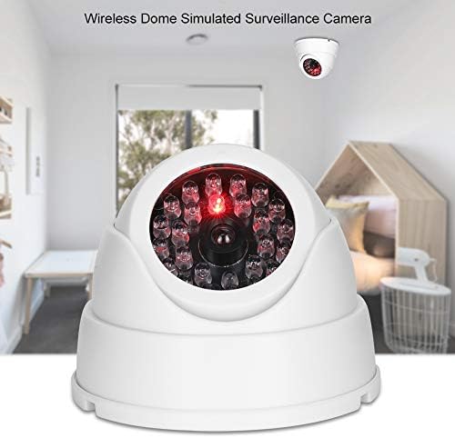 Kukla Gözetleme Kamerası, ABS Plastik 2 Adet Dome Gözetleme Kamerası Beyaz Dükkan için Ev Ofis için