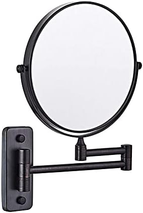 Nhlzj Temiz ve Parlak Makyaj Aynası 360 Güzellik Makyajı/Banyo Tıraşı için Delme veya Delme Olmadan Serbest Dönüş (Renk: 5)