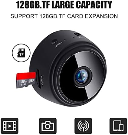 HD Mini Casus Kamera, 1080 p HD WiFi Gizli Kamera Mikro Mini Casus Kamera, App Güvenlik Uzaktan Kumanda IP Kamera Kablosuz