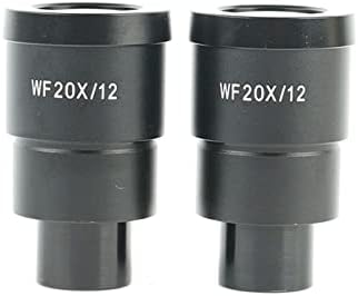 YIBANG-DZSW 1 Çift WF20X Stereo Mikroskop Geniş Açılı Oküler, geniş Görüş Alanı, yüksek Göz Noktaları 20 Kez, görüş Alanı 12mm