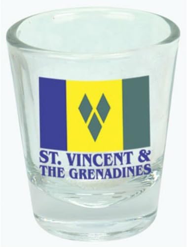 St. Vincent ve Grenadinler Karayip Bayrağı Atış Camı