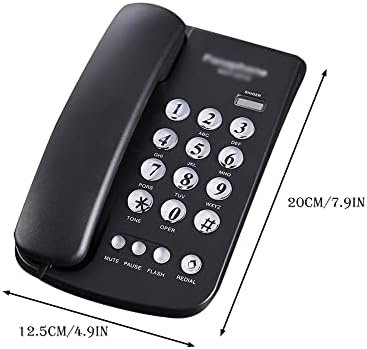 Zxiuzhen Kablolu Telefon, Arkadan Aydınlatmalı Ekranlı Telefon Sabit Hattı, Büyük Düğme Stili, Ayarlanabilir Ses Seviyesi,