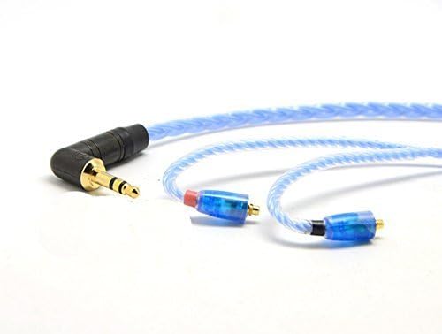 MiCity Yedek Yükseltme Ses Uzatma kablo kordonu Kurşun UE900 Kulaklıklar Kulaklıklar Kulaklık gümüş kaplama kablo (4 çekirdek