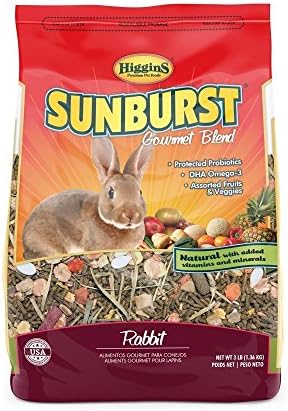 Tavşanlar için Higgins Sunburst Gurme Gıda Karışımı Net AĞIRLIK 6LB