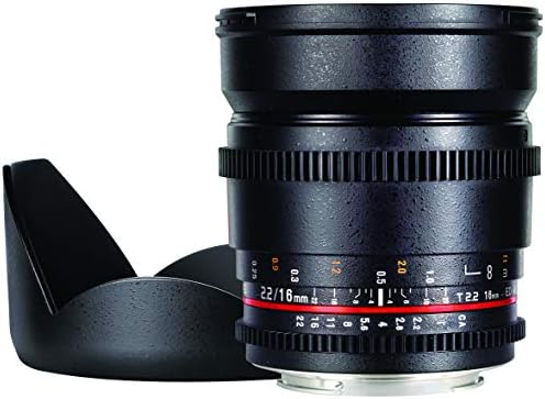 Rokinon CV16M-N 16mm T2.2 Cine Geniş Açı Lens Nikon F Dağı Kameralar için