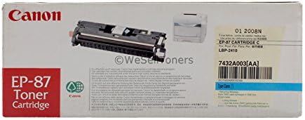 Canon Orijinal Toner, Kartuş EP-87 Mavi (7432A005), 1 Paket, Canon Color ımageCLASS MF8170c, MF8180c Lazer Yazıcılar için