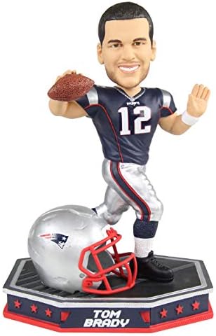 Tom Brady New England Patriots Çıkarılabilir Kask Bobblehead NFL