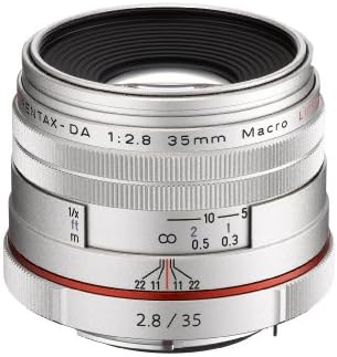 Pentax SMCP-DA 35mm f / 2.8 HD Makro Sınırlı Lens-Gümüş