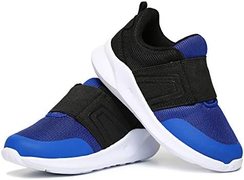 O MAYIN Erkek Kız koşu Ayakkabıları Nefes Örgü Sneakers Mavi Spor Ayakkabı (Toddler / Küçük Çocuk/Büyük Çocuk)