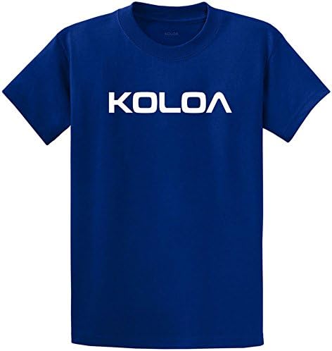 Koloa Sörf A. Ş. Koloa-Normal, Büyük ve Uzun Boylu Boyutlarda Metin Logolu Ağır Pamuklu Tişörtler