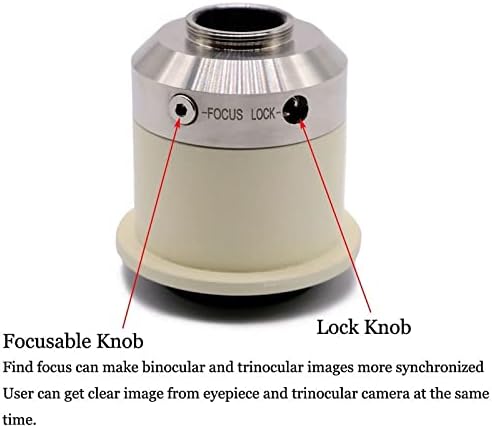 ZDBH Mikroskop Adaptörü 0.35 X 0.55 X Mikroskop Kamera Adaptörü C Montaj Adaptörü Mikroskop Aksesuarları (Renk: 1 ADET 0.35