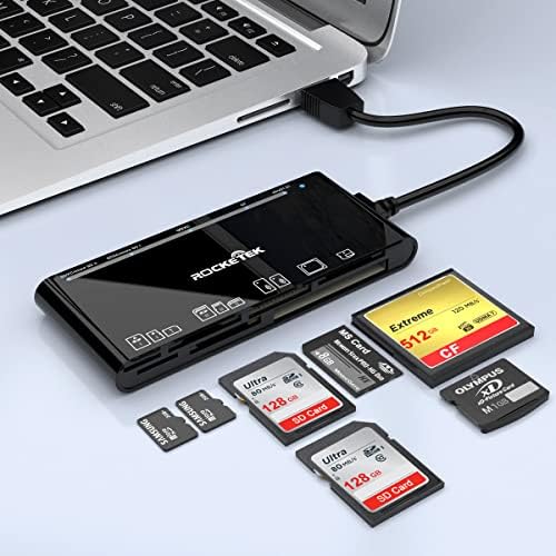 USB3. 0 Kart okuyucu, 7 in 1 SD/TF/CF/Mikro SD/XD/MS 5 Gbps Hafıza kart okuyucu/Yazıcı/Hub için SD SDXC SDHC CF CFI TF Mikro