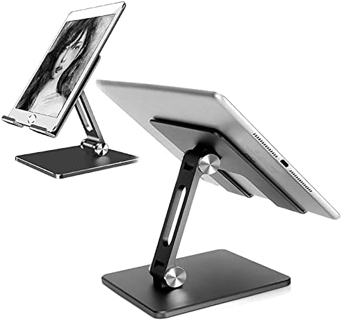Ayarlanabilir Masa için iPad Standı, iPad Pro ile Uyumlu AOLİYO Katlanabilir Alüminyum Tablet Standı 9.7/10.5/12.9 Air Mini