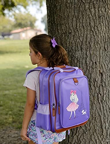 Kızlar sırt çantası 15 / pembe çocuk okul kitap çantası anaokulu veya ilköğretim için.