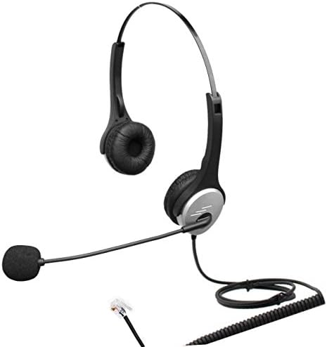 4 Çağrı K502CM Çift Kulak Çağrı Merkezi Telefonu RJ Kulaklık Gürültü Önleyici Mikrofonlu Plantronics M10 M22 Vista Adaptörü