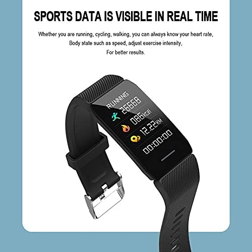 Niaviben akıllı saat Spor Renk Büyük ekran akıllı saat Su Geçirmez Spor Bileklik akıllı bilezik için ıOS / Android Turuncu