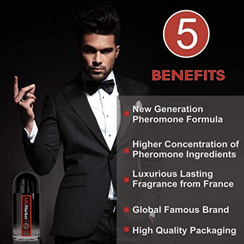 ALFAMARKER feromonlar parfüm erkekler için kadınları çekmek için ayarlayın. Erkek Feromon Kolonya 20 ml ve Feromon Parfüm Yağı