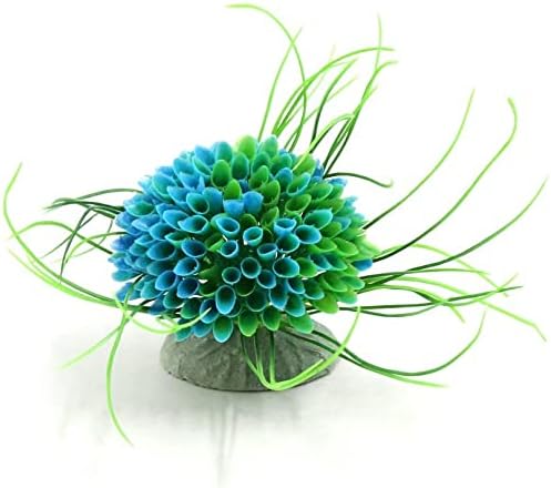 EuısdanAA 5 adet Plastik Mini Çiçek Bitki Akvaryum Balık Tankı Aquascape Dekoratif Süs(5 piezas de plástico Mini flor planta